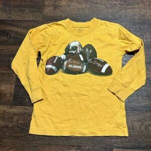 Boys Wes and Willy Puppy Football Long Sleeve Tshirt